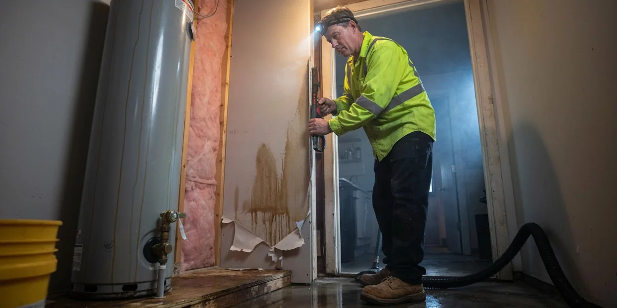 Water Heater Leak Cleanup in San Bernardino, CA